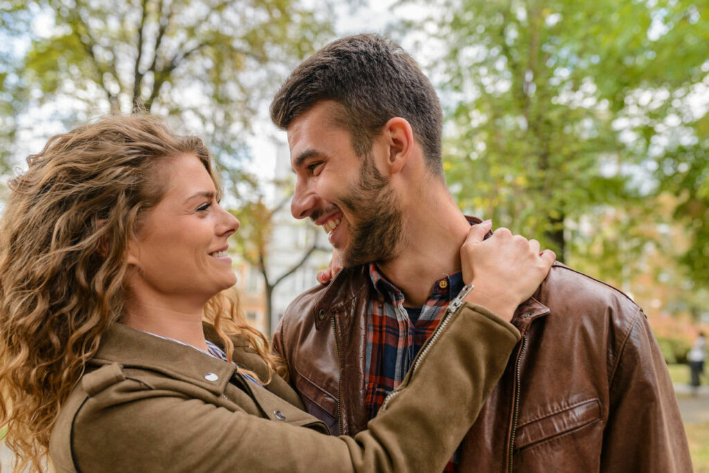 a happy couple