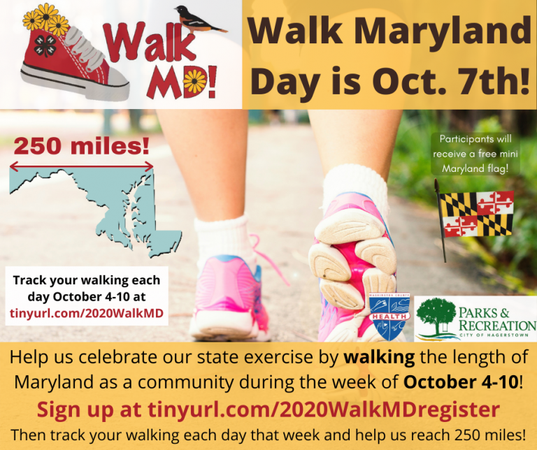 Walk Maryland Day Washington County Health Department