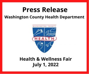 Health and Wellness Fair, Friday, July 1. Hayes Court in Frederick Manor Community, Hagerstown. Washington County Health Department logo as sponsor. Details can be found in post.